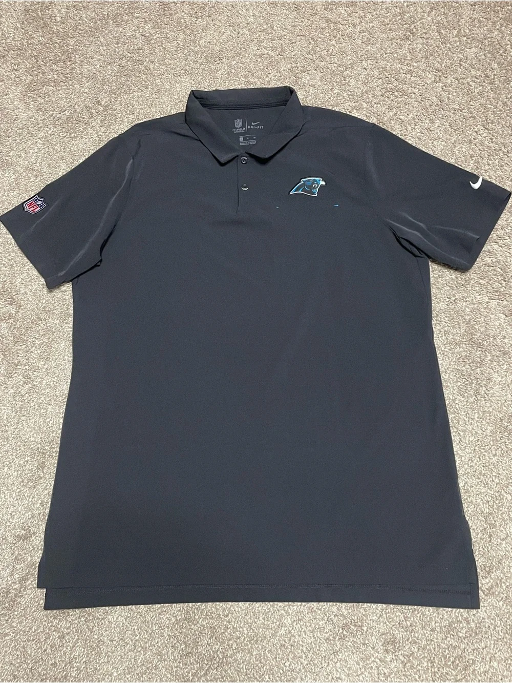 Nike NFL Panthers On Field Polo Men’s XL